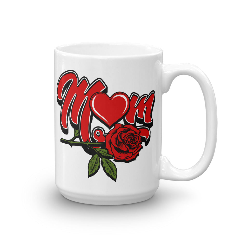 Mothers Day Rose Glossy Coffee Mug