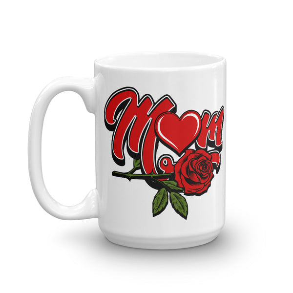 Mothers Day Rose Glossy Coffee Mug
