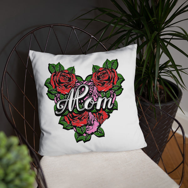 Mothers Heart of Flowers Pillow