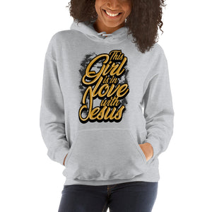 This Girl Is In Love With Jesus Gold Christian Hoodie