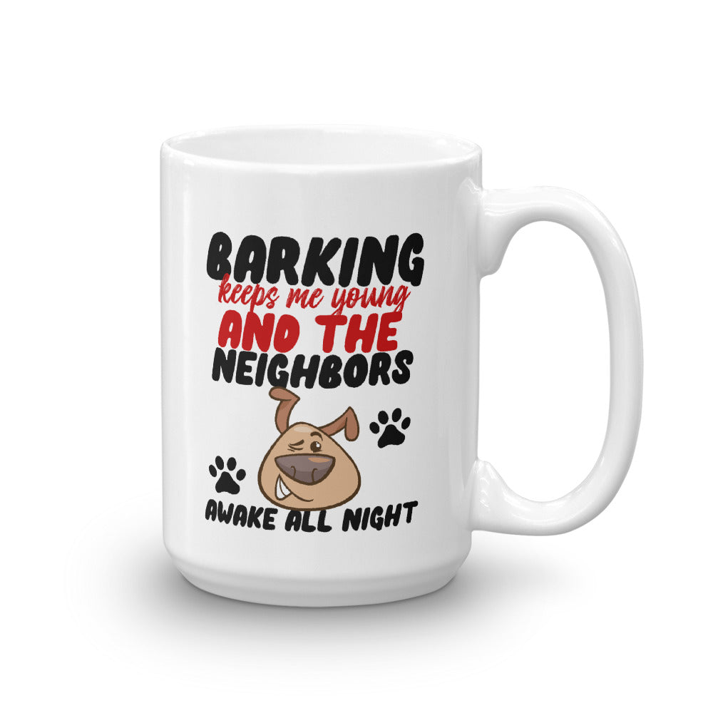 Barking Keeps Me Young Dog Lovers Mug