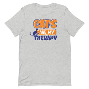 Cats Are My Therapy Cat Lovers T-Shirt