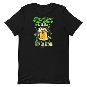 St. Patrick's Day- Saint Lager, IPA, & Ale Beer Prayer T-Shirt