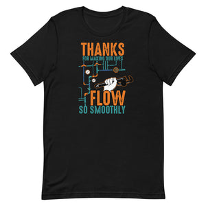 Flow So Smoothly Plumbers T-Shirt