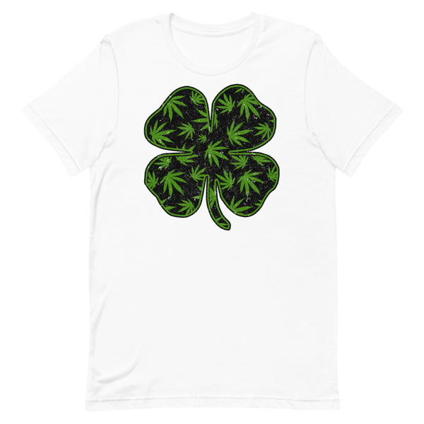 St. Patrick's Day Marijuana Clover T-Shirt