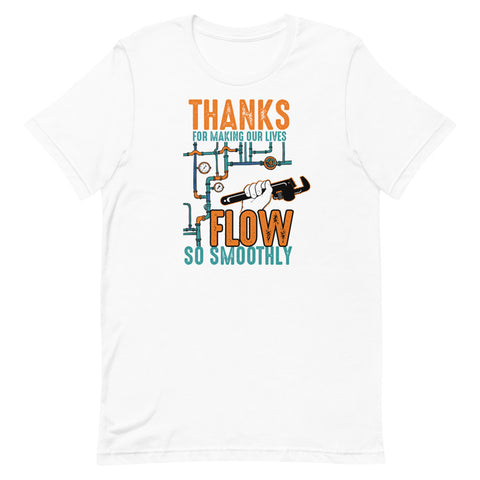 Flow So Smoothly Plumbers T-Shirt