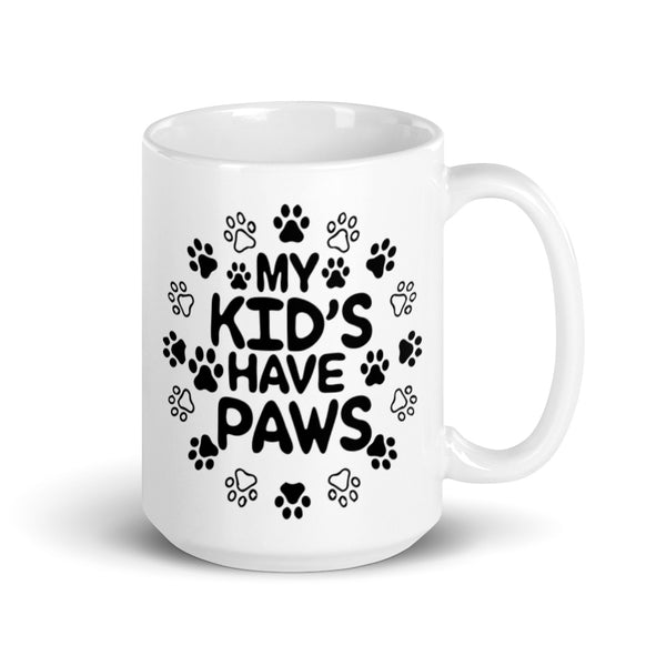 My Kids Have Paws Dog Lovers Coffee Mug