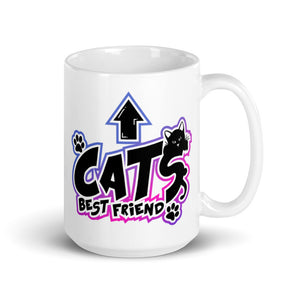 Cats Best  Friend Cat Lovers Coffee Mug